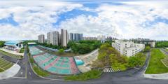 成都市_ 郫都区_ 红光街道_西华大学_30_车检人检通道鸟瞰_30